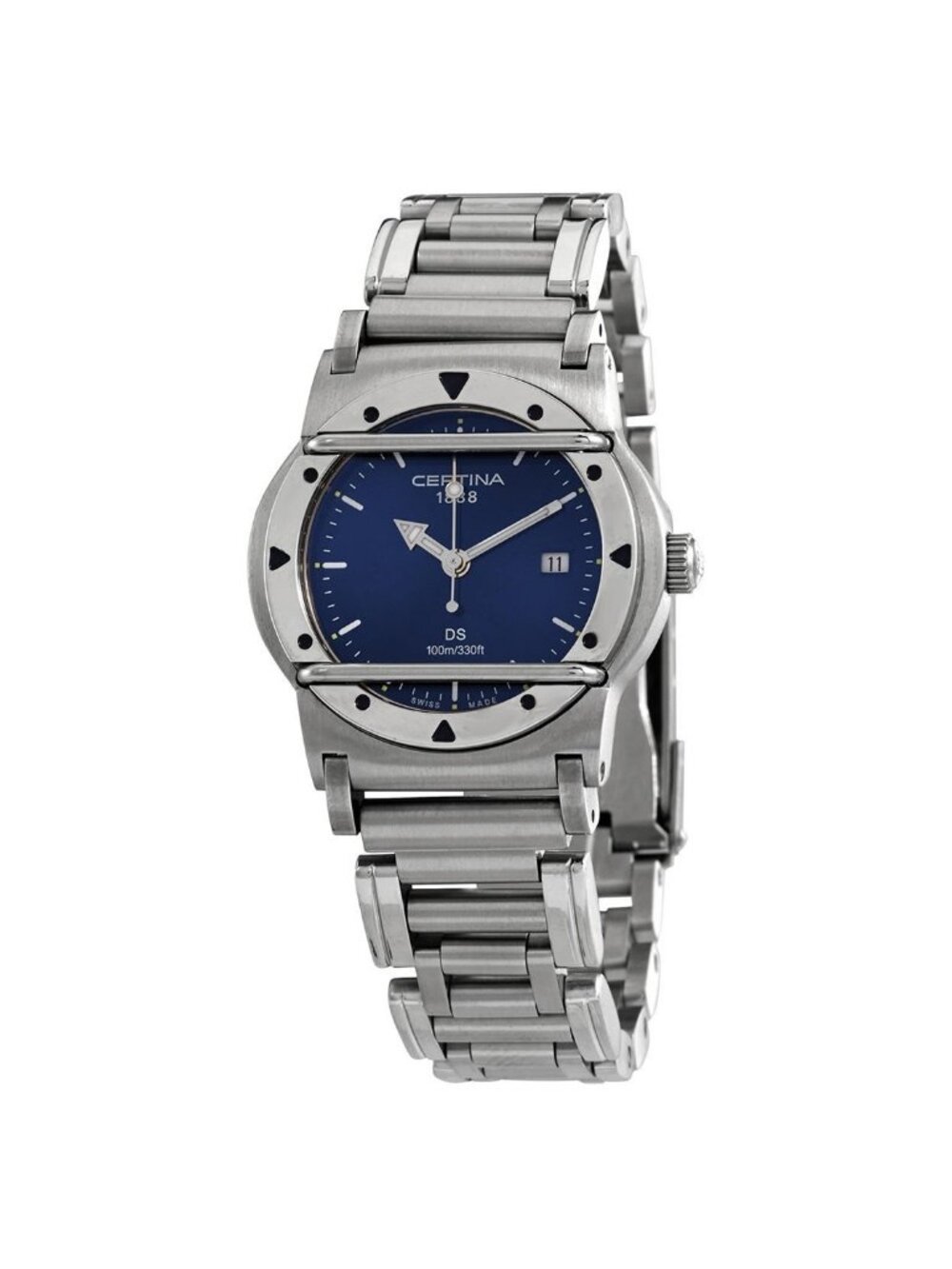 NWT Certina DS Cascadeur Quartz Blue Dial Ladies Watch